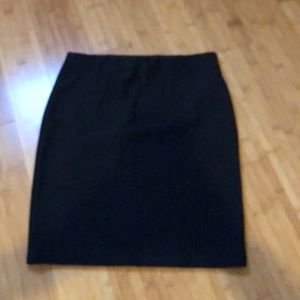 Plain black skirt